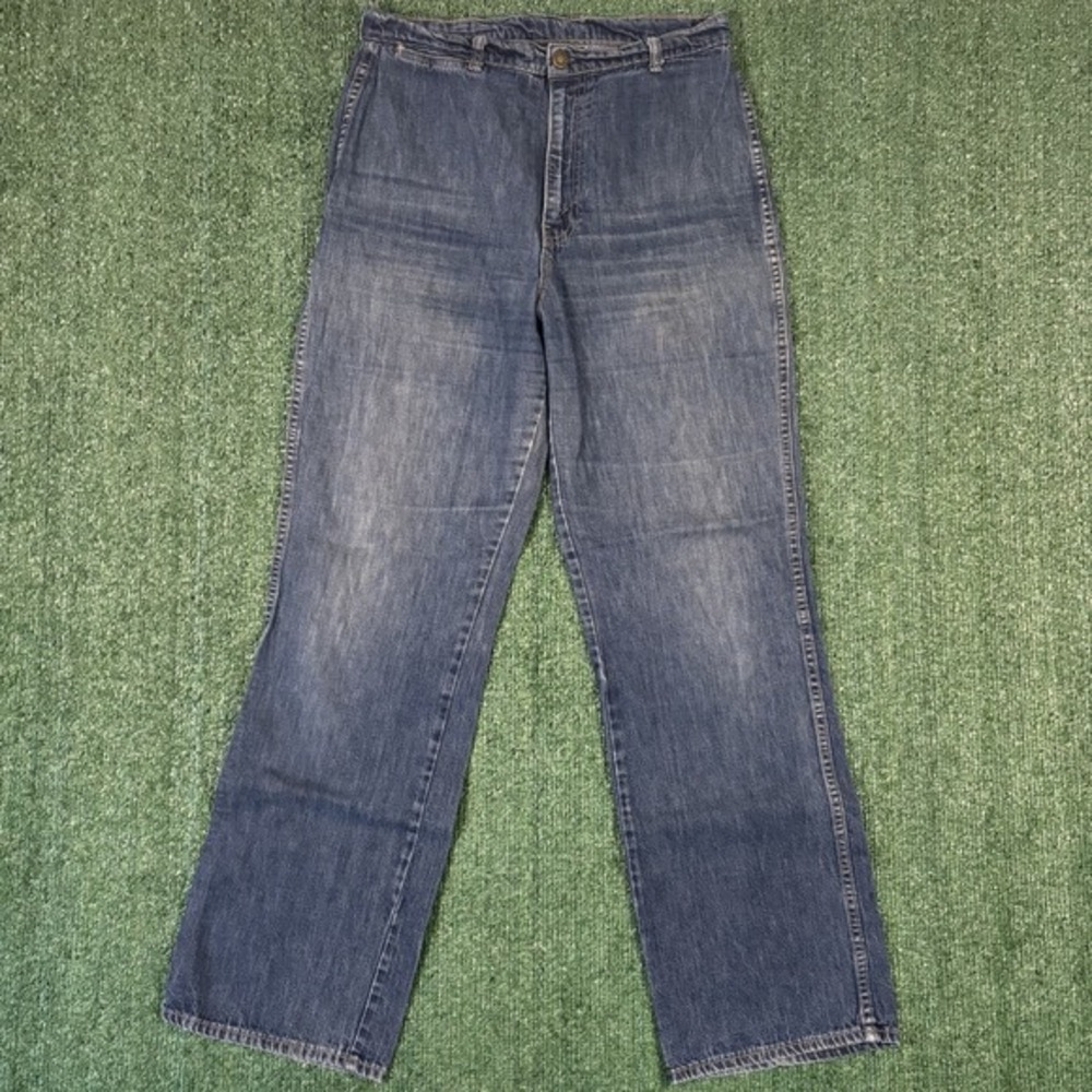 Whatever Denim Jeans Womens 30 Medium Wash Good Used Vintage Talon 42‎ Zip